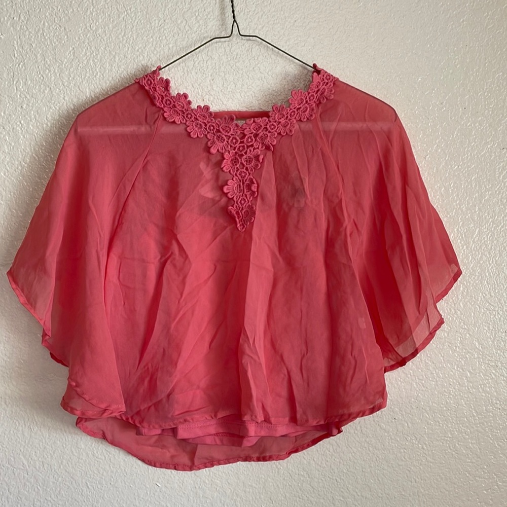 Pink blouse